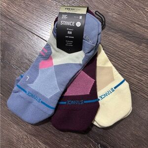 Stance Athletic Socks - Blue, Burgundy, Yellow